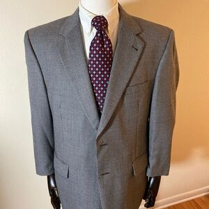 Jos. A. Bank Men’s Sport Coat 42S Houndstooth Check Wool Blazer Gordon Classic